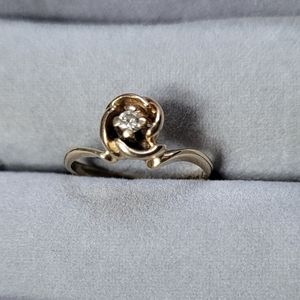 Small Diamond Ring..size 5